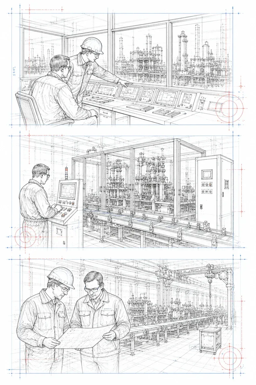 Illustration des interventions industrielles OMNIATEC : terrain, méthode et décisions.
